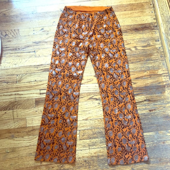 Vintage Embroidered Wool Trousers - Picture 3 of 7
